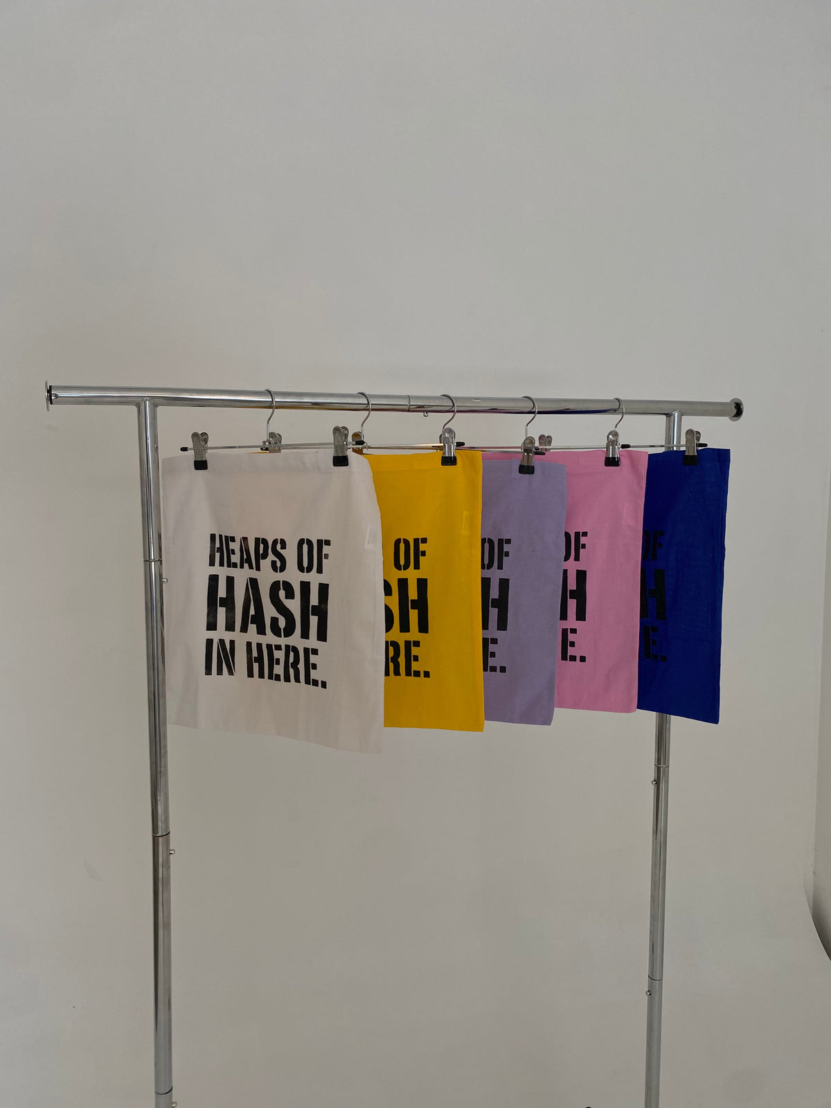 All tote colours on rack