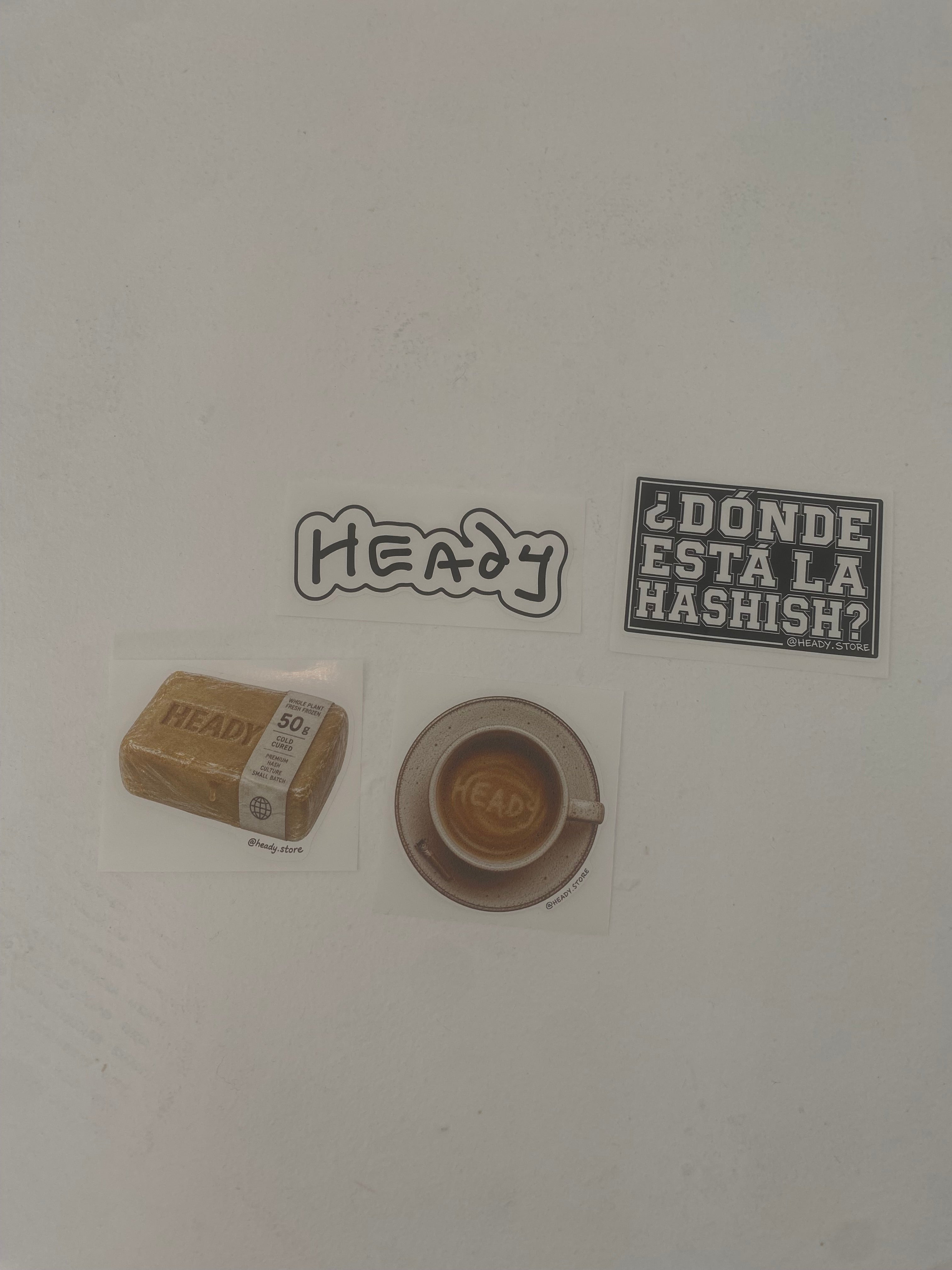HEADY Sticker Pack 4pk